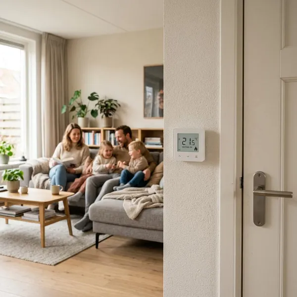 Wanneer een aan uit thermostaat goed werkt