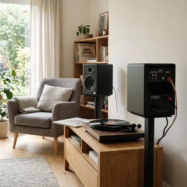 Wat actieve speakers voor een platenspeler betekenen