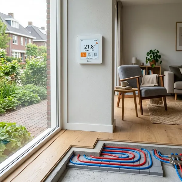 Wat een aparte thermostaat bij vloerverwarming doet