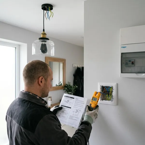 Lamp met schakelaar aansluiten in stappen