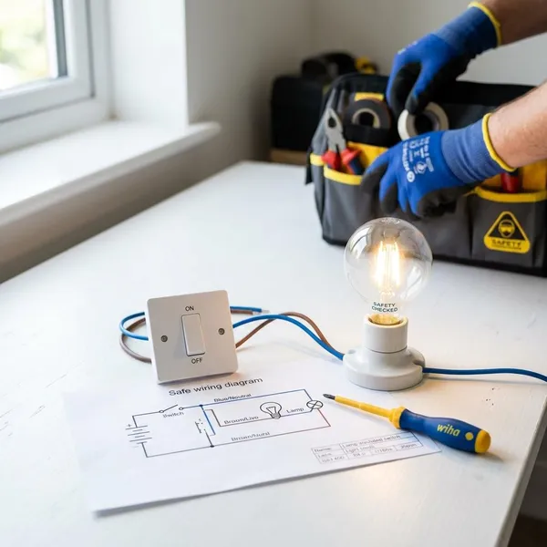 Lamp werkt niet na aansluiten