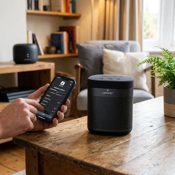 bose portable home speaker verbinden met wifi