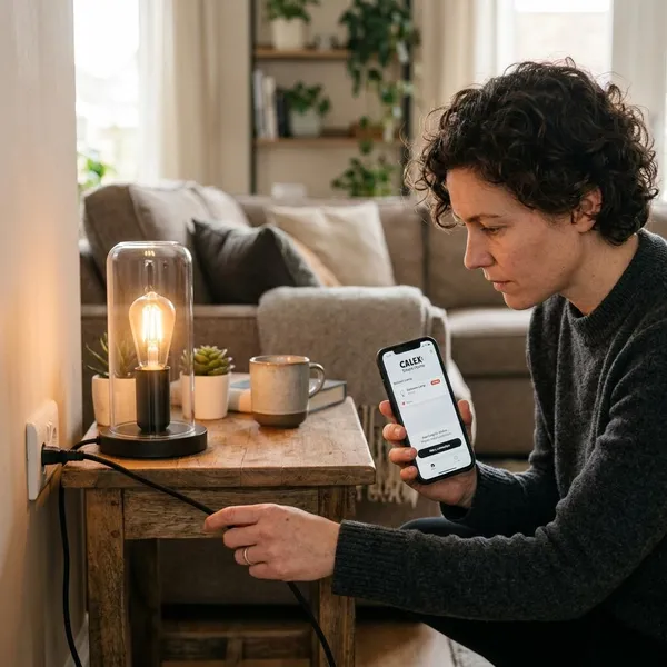 calex smart lamp werkt niet