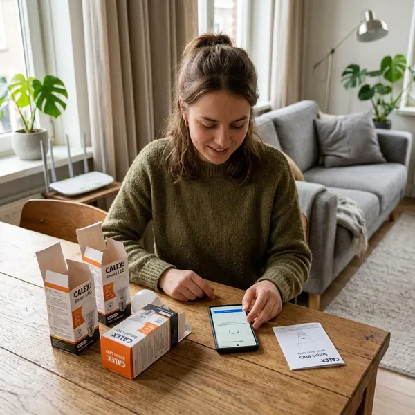 calex smart lampen afstandsbediening