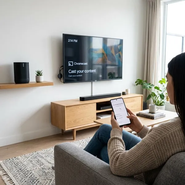 Oudere Chromecast gebruiken met bluetooth speaker