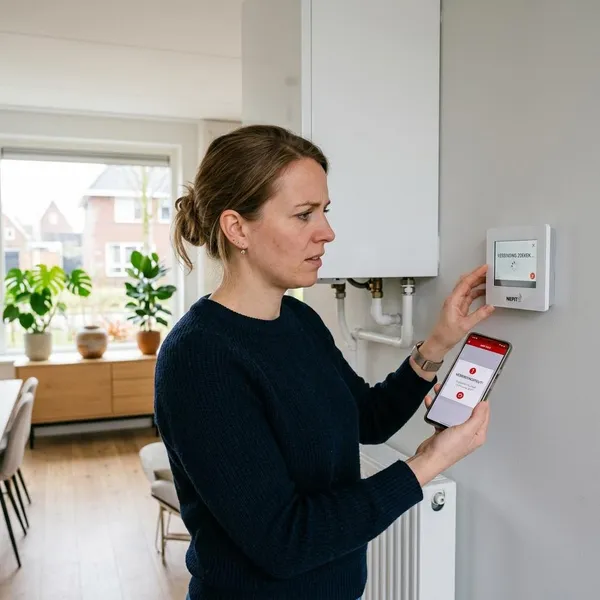 Hoe je een draadloze Nefit thermostaat installeert