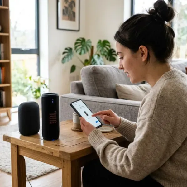JBL bluetooth speaker met Google Home gebruiken