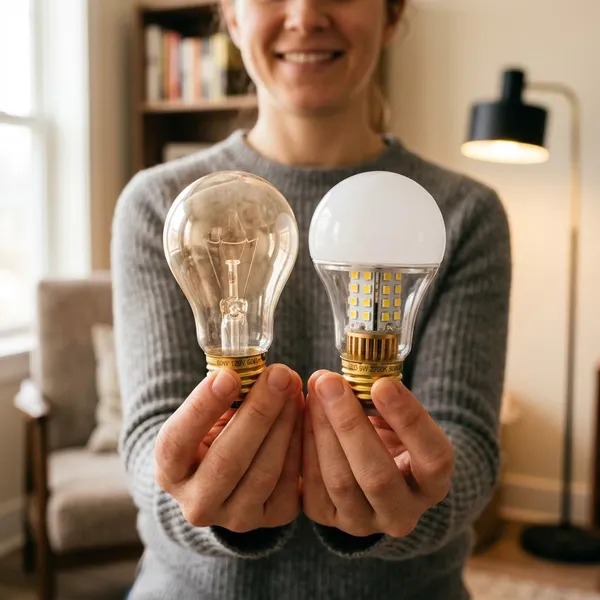 Kun je aan wattage zien of een lamp led is