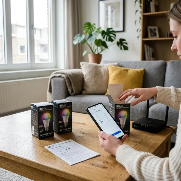 Zo koppel je LSC Smart Connect lampen stap voor stap