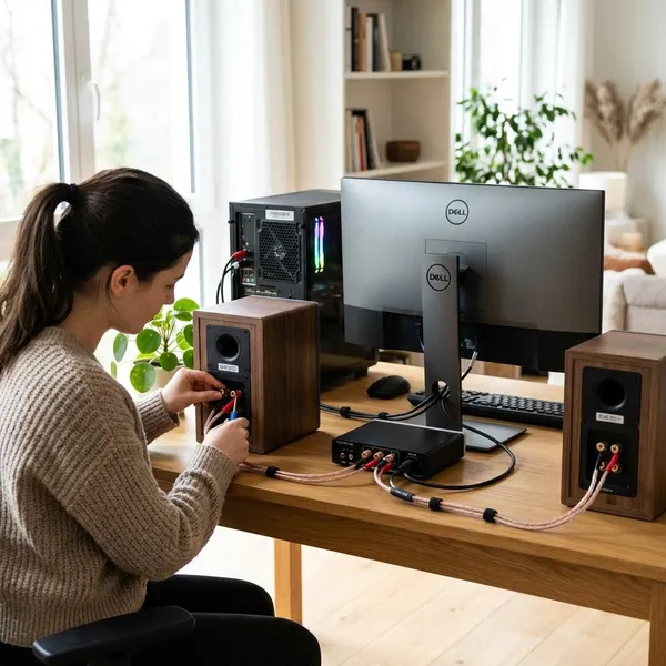 Wat je nodig hebt voor passieve speakers op je pc