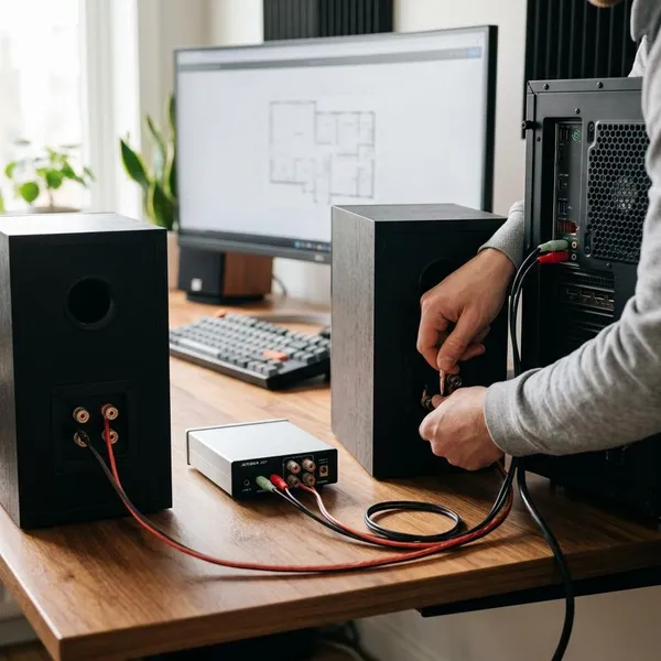 De handigste manieren om passieve speakers aan te sluiten