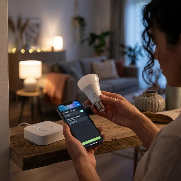 Philips Hue lamp resetten zonder dimmer
