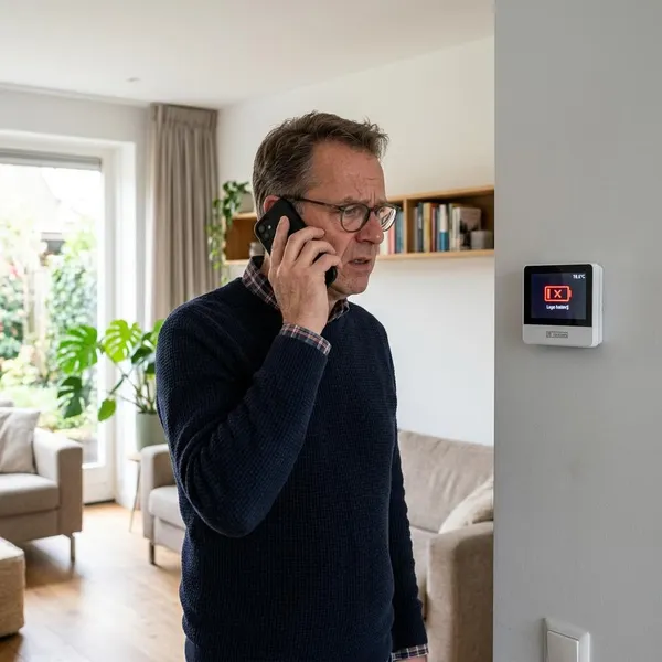 Als je Remeha thermostaat niet werkt na batterij vervangen
