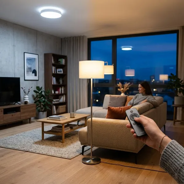 smart lamp met afstandsbediening
