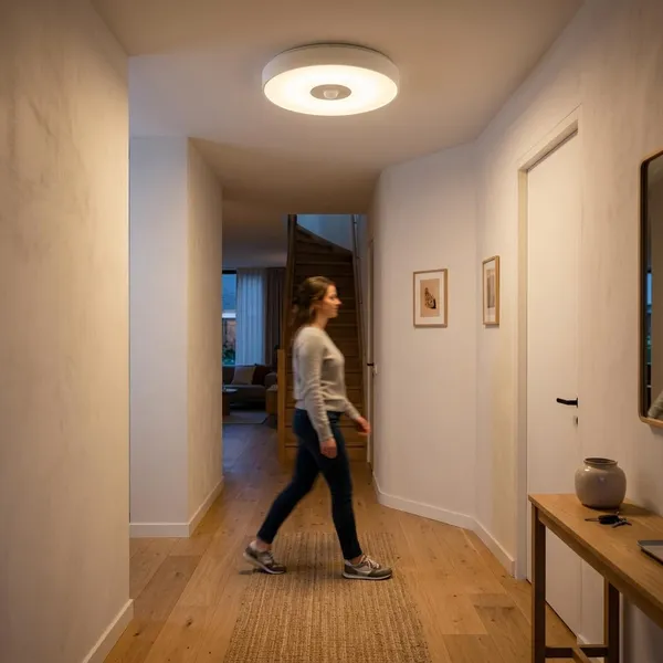 smart lamp met bewegingssensor