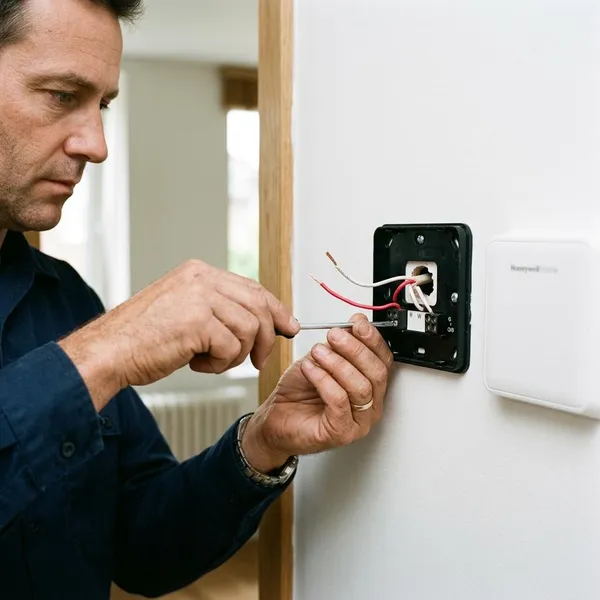 thermostaat aansluiten 2 draden honeywell