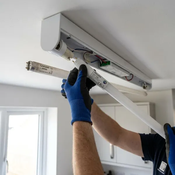TL lamp zonder starter veilig vervangen