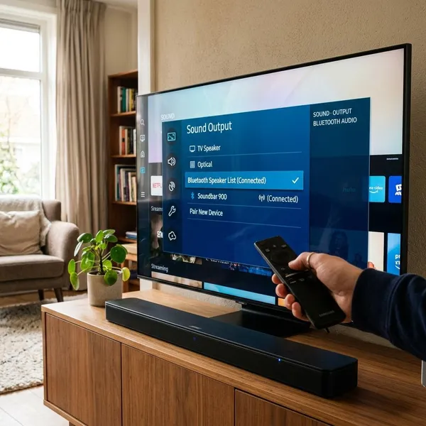 TV aansluiten op bluetooth speaker